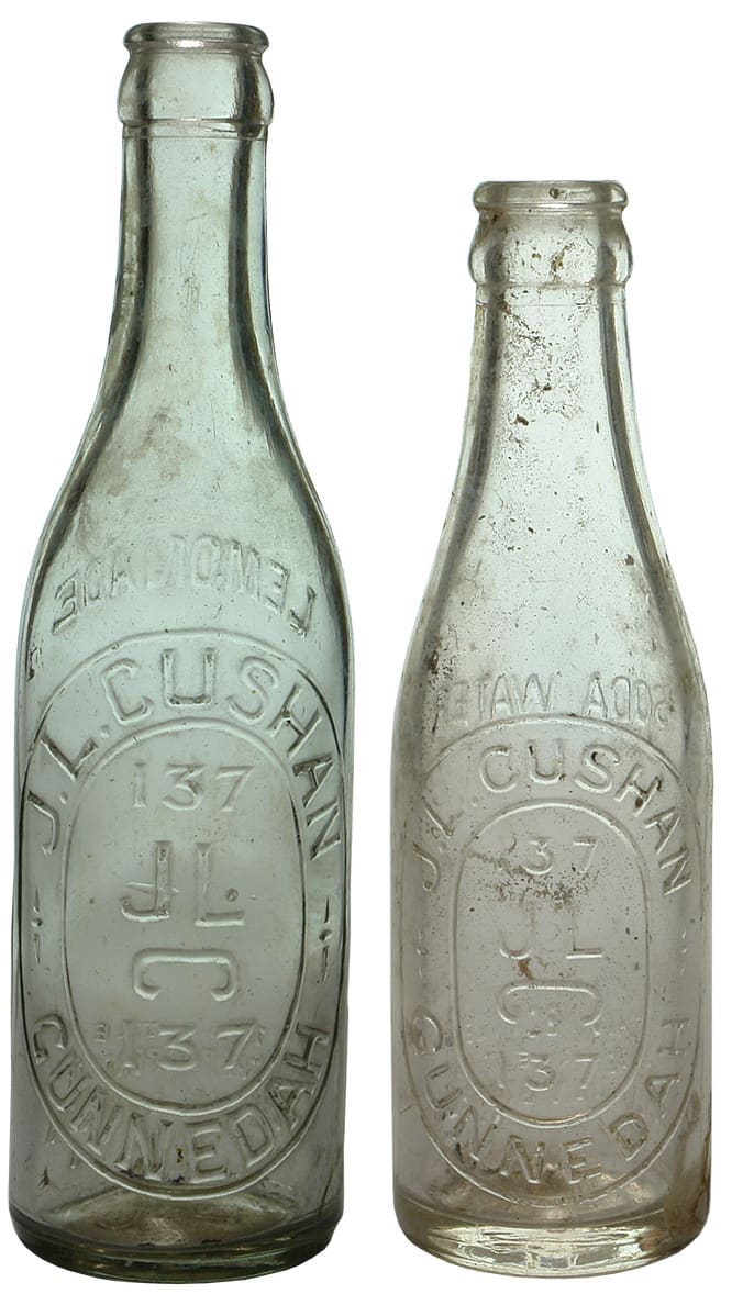 Cushan Gunnedah vintage bottles
