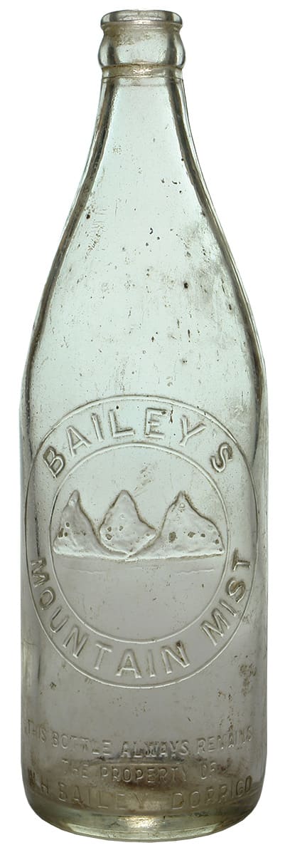 Baileys Mountain Mist Dorrigo Crown Seal Bottle