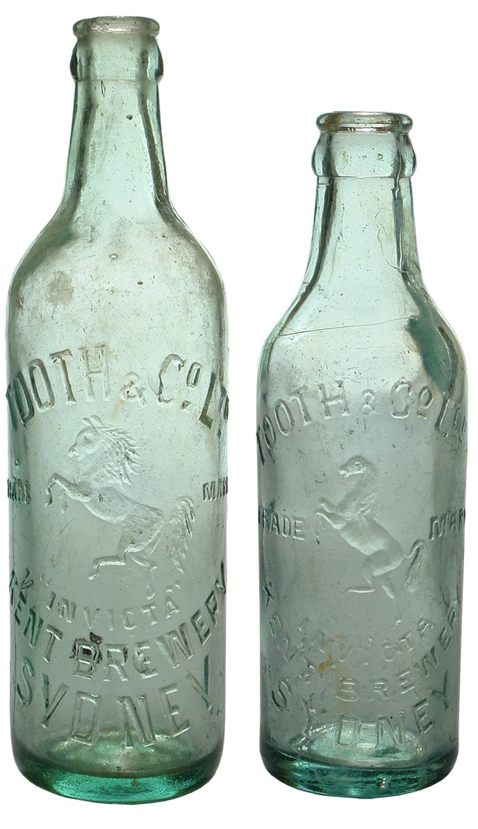 Tooth Rearing Horse Kent Brewery Sydney Bottles