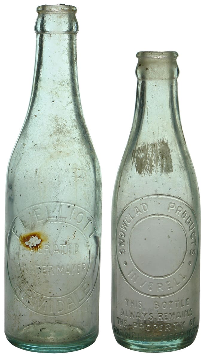 Elliott Armidale Snowclad Inverell Crown Seal Bottles