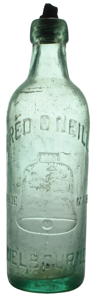Fred O'Neill Melbourne Bell Antique Bottle