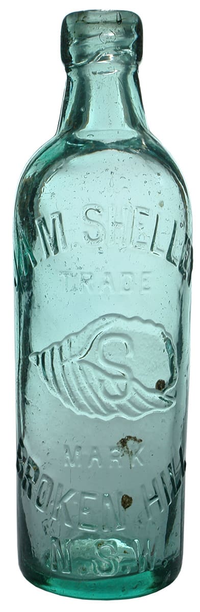 Shelley Broken Hill Internal Thread Bottle