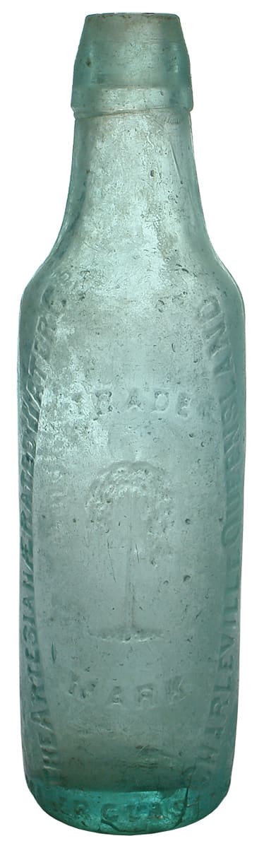 Artesian Aerated Water Charleville Queensland Lamont Bottle