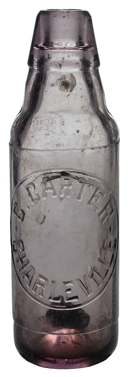 Carter Charleville Amethyst Glass Lamont Bottle