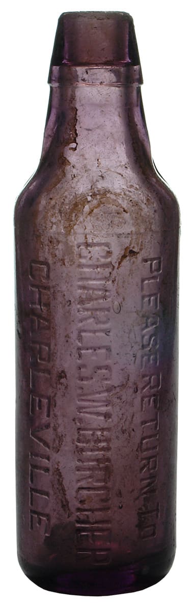 Charles Burcher Charleville Amethyst Lamont Bottle