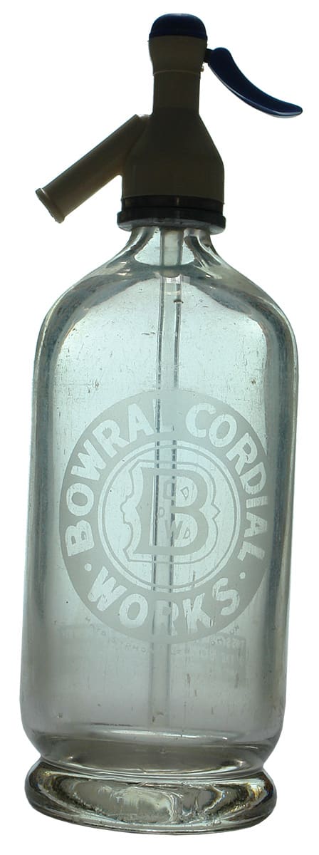 Bowral Cordial Works Soda Syphon Bottle