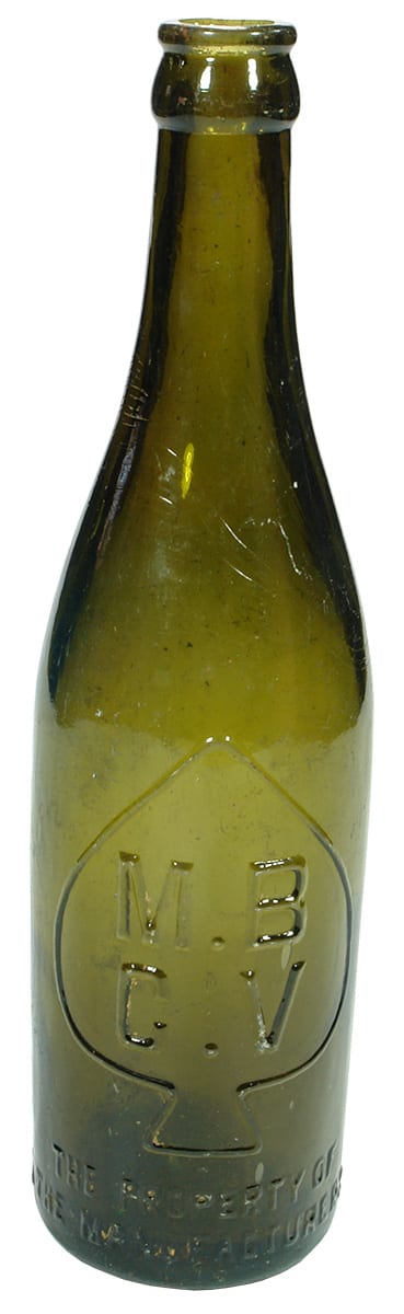 MBCV Melbourne Crown Seal Beer Bottle