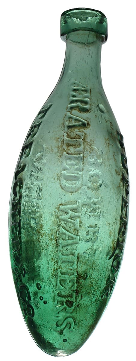 Treacher Chemists Bombay Antique Torpedo Bottle