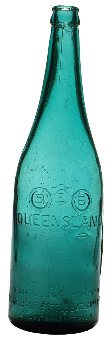 Brisbane Bottle Exchange BEB Binoculars Crown Seal Beer Bottle