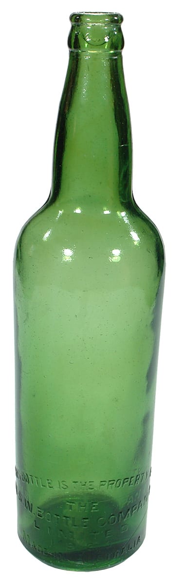 NSW Bottle Company 1920 Crown Seal Beer Bottle