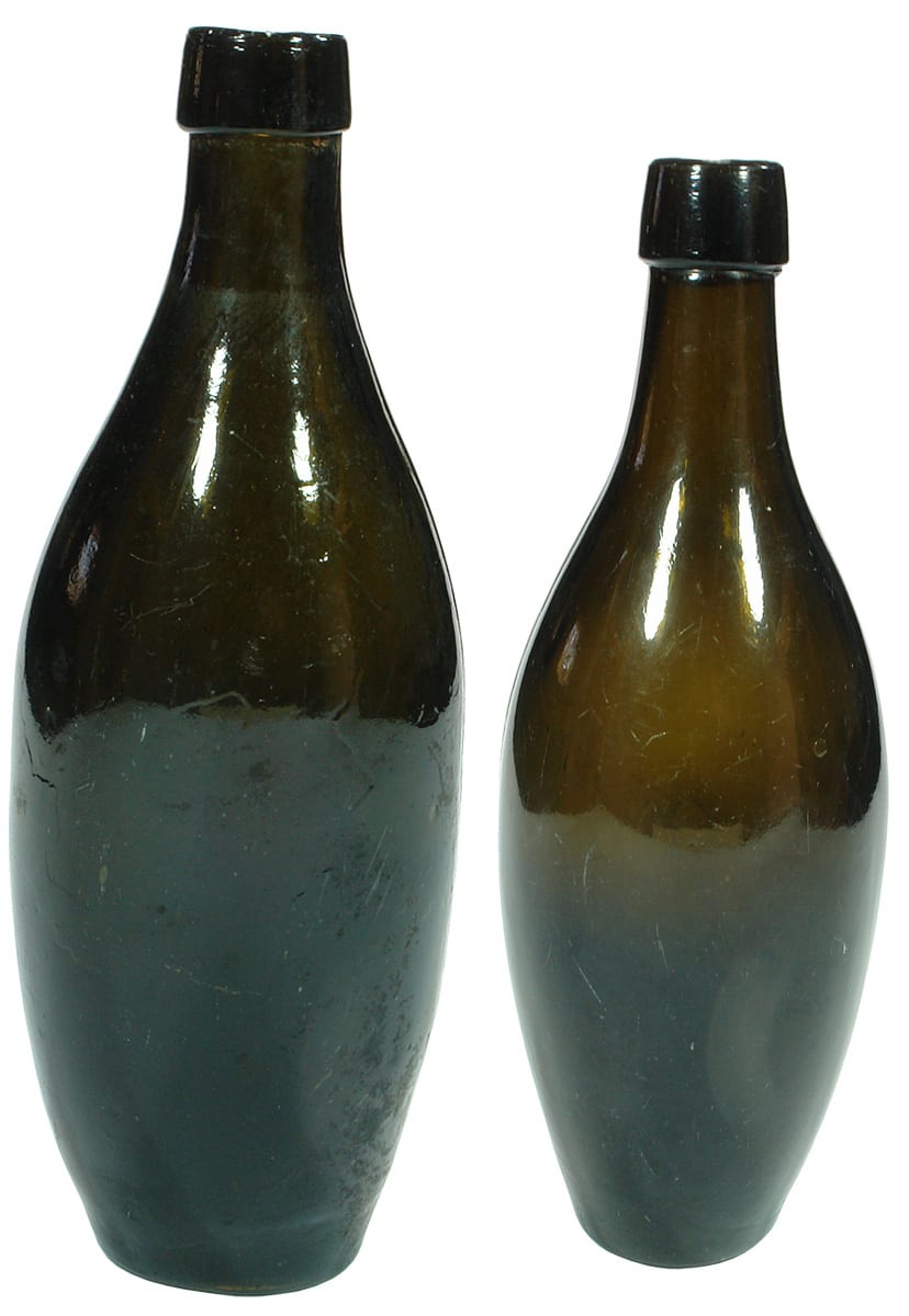 Black Glass Skittle Bottles Porter