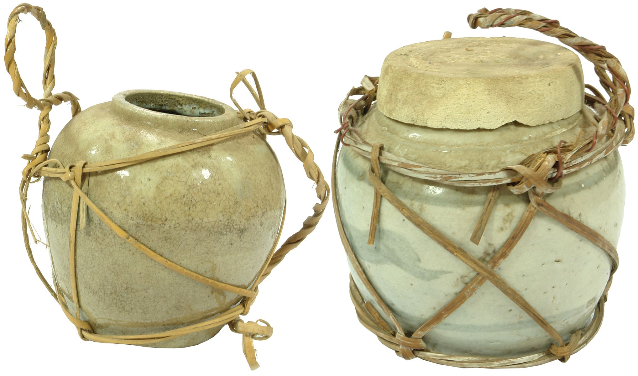 Chinese Earthenware Ginger Jars