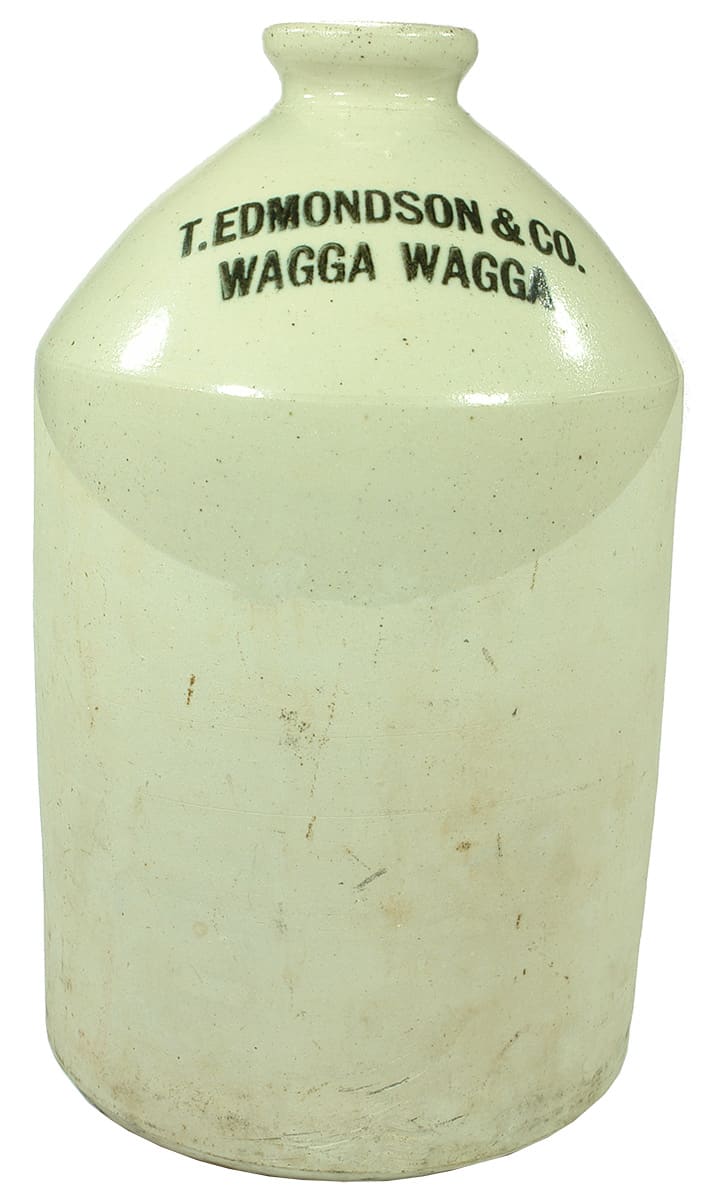 Edmondson Wagga Wagga Stoneware Demijohn