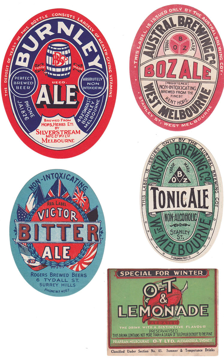 Melbourne Ale Labels