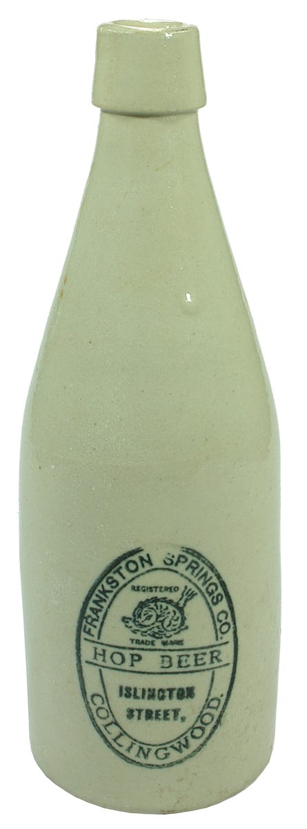 Frankston Springs Collingwood Dolphin Stoneware Hop Beer