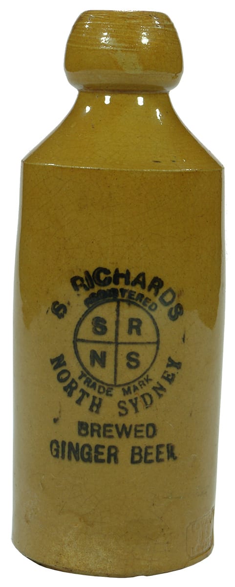 Richards North Sydney Compass Ginger Beer Bottle