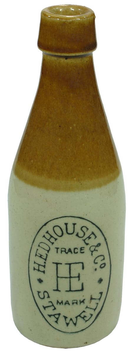 Edhouse Stawell Stoneware vintage Ginger Beer Bottle