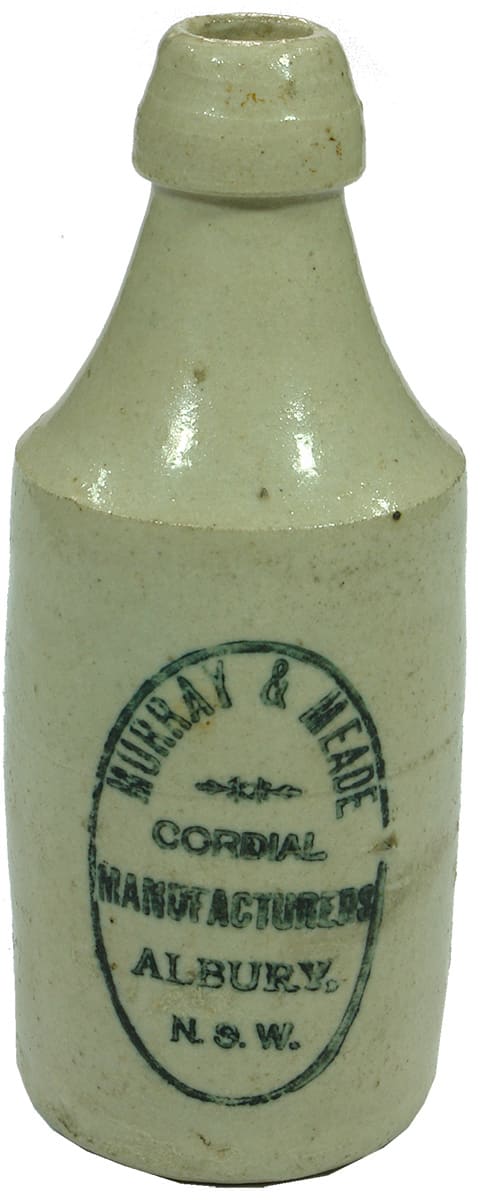 Murray Meade Albury Ginger Beer Bottle