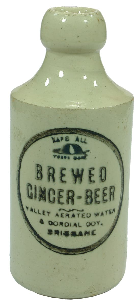 Kaps All Valley Aerated Water Cordial Brisbane Brewed Ginger Beer