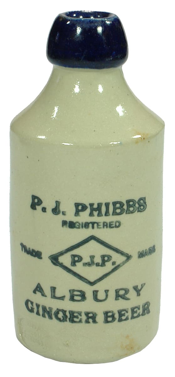 Phibbs Albury Ginger Beer Stone Bottle