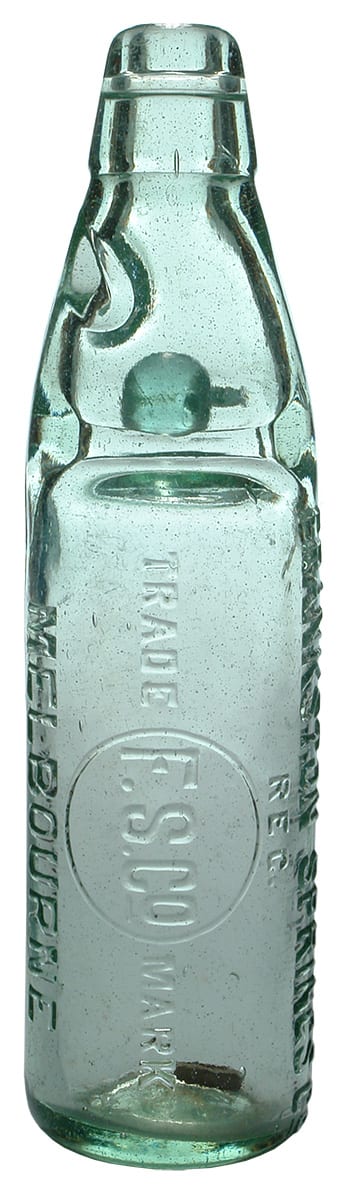 Frankston Springs Melbourne Codd Marble Bottle