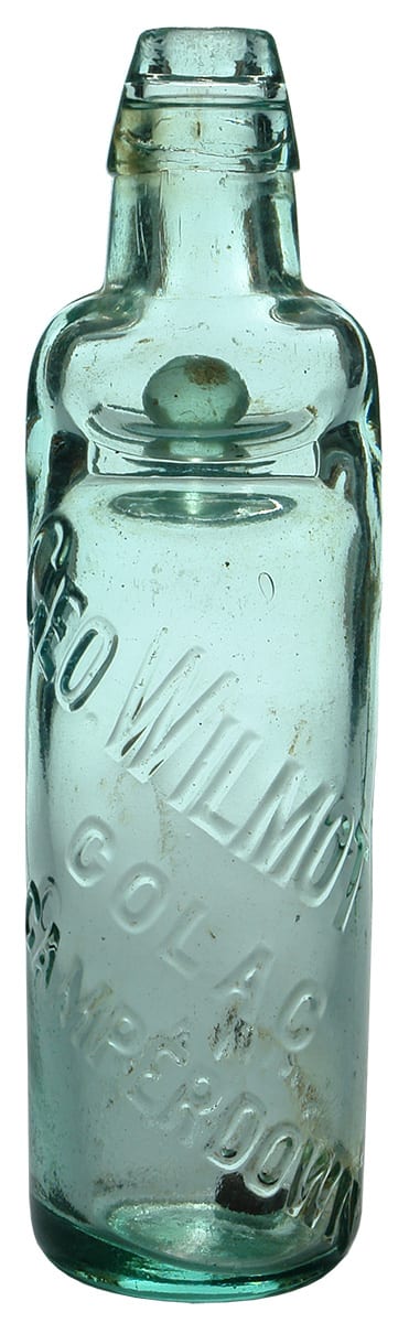 Wilmot Colac Camperdown Codd Marble Bottle