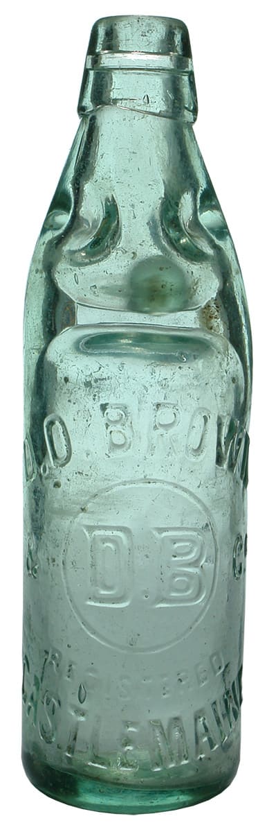 Brown Castlemaine Codd Marble Bottle