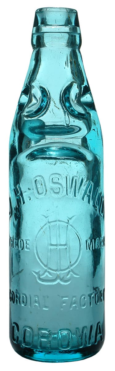 Oswald Corowa Monogram Blue Codd Marble Bottle