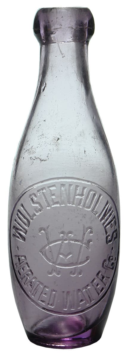 Wolstenholmes Amethyst Glass Skittle Bottle