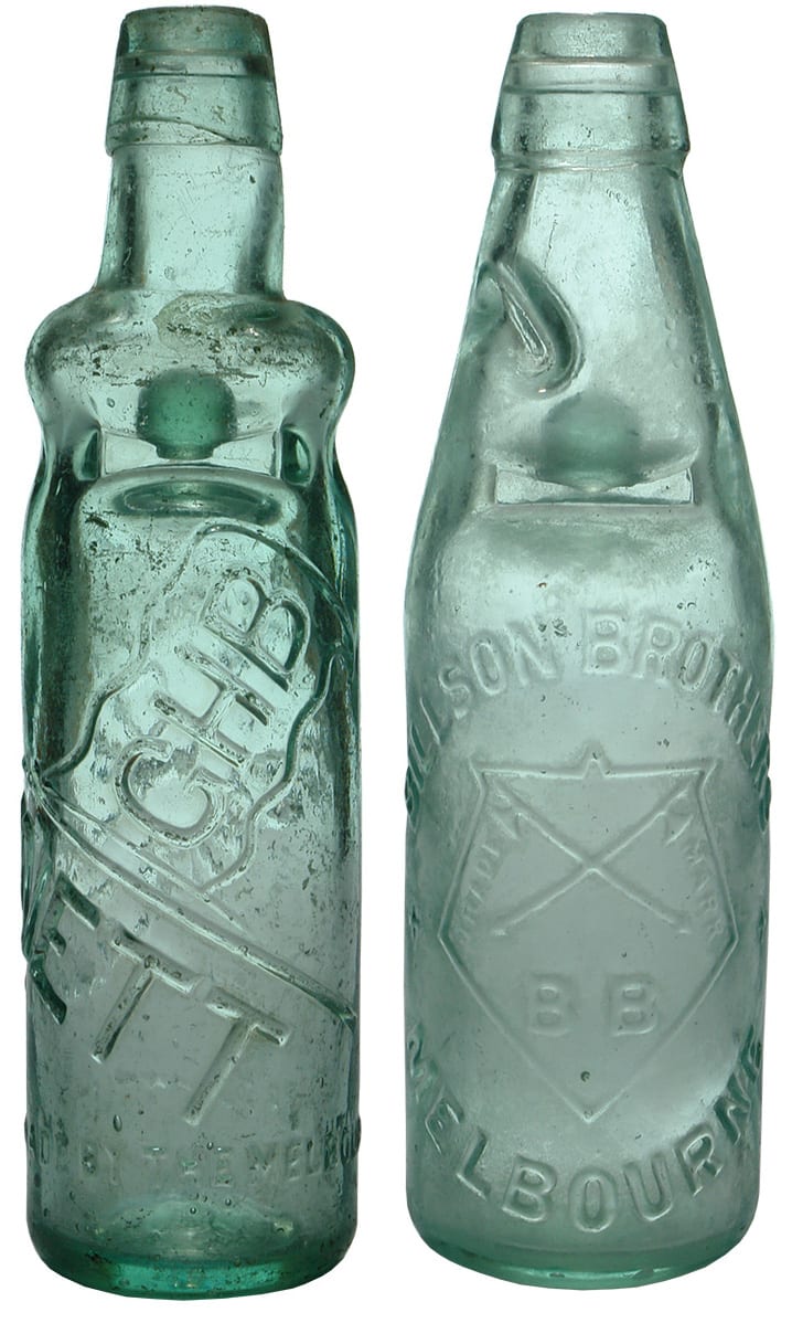 Bennett Billson Melbourne Codd Marble Bottles