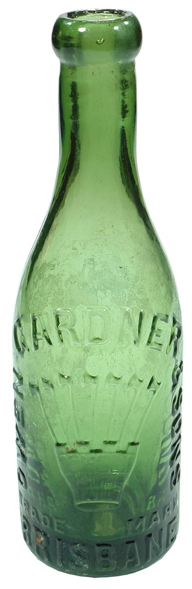 Gardner Brisbane Turret Blob Top Soda Bottle