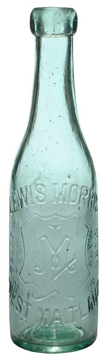 Lewis Morris West Maitland Blob Top Bottle