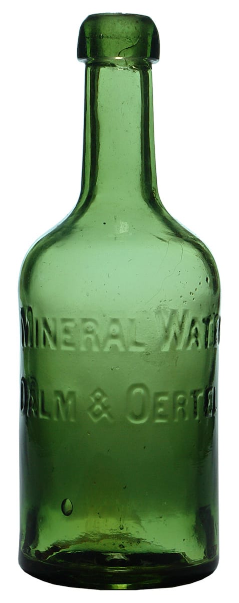 Mineral Water Dalm Oertel Blob Top Soda