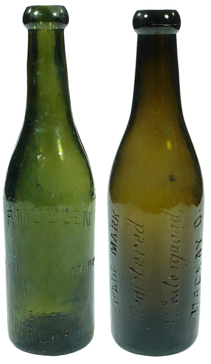 Mullen Vestergaard Mackay Green Glass Bottles