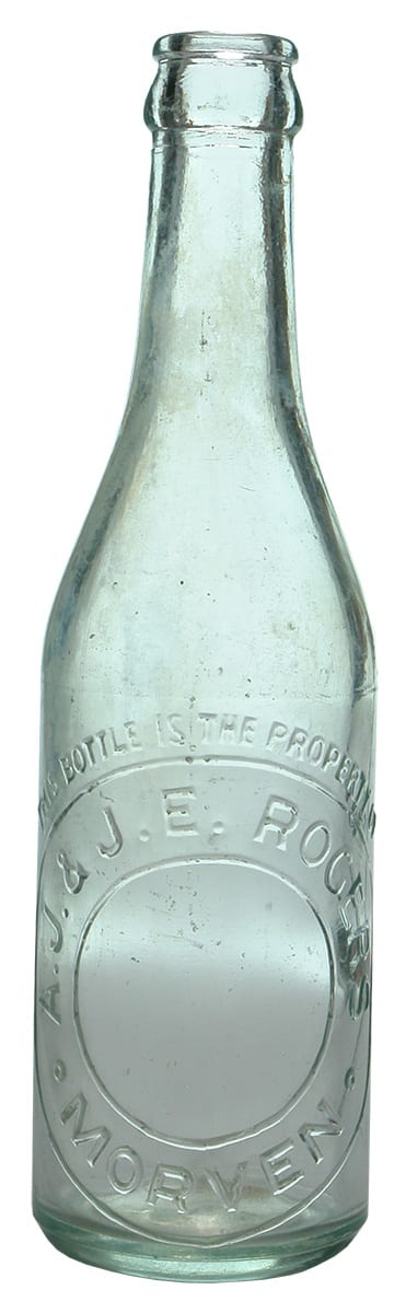 Rogers Morven Crown Seal Soft Drink Bottle