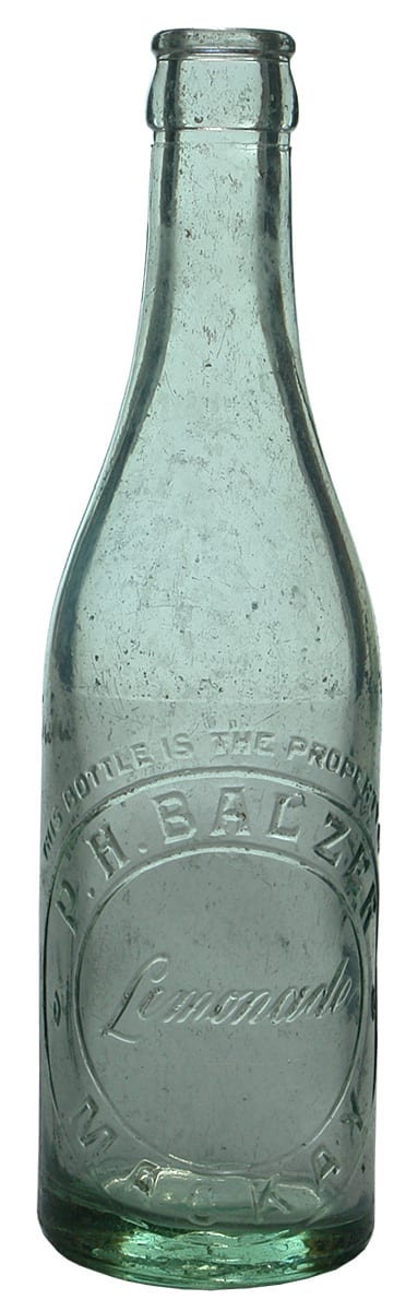 Balzer Mackay Crown Seal Soft Drink Bottle