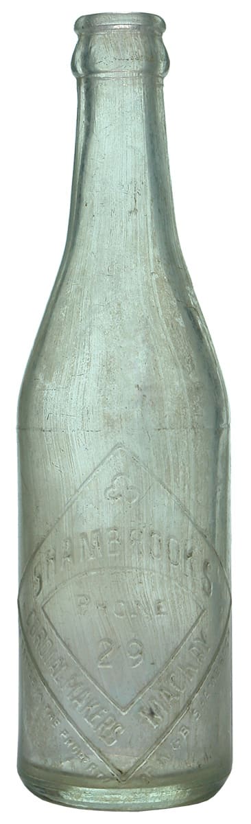 Shambrook's Cordial Makers Mackay Crown Seal Bottle
