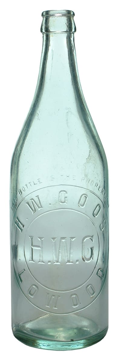 Goos Lowood Crown Seal Soft Drink Bottle