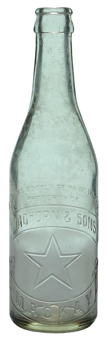 Waghorn Mackay Star Crown Seal Bottle