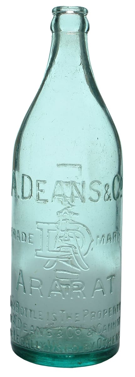 Deans Ararat Lemonade Crown Seal Bottle