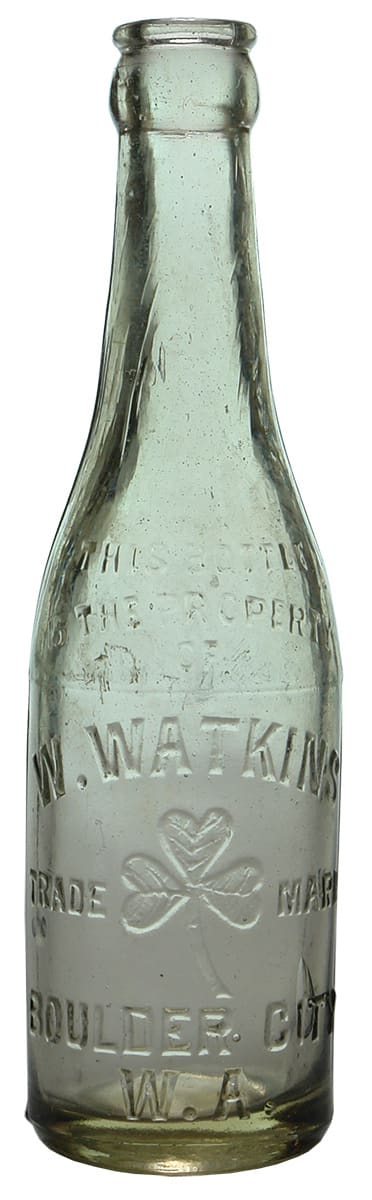 Watkins Boulder City Shamrock Crown Seal Bottle