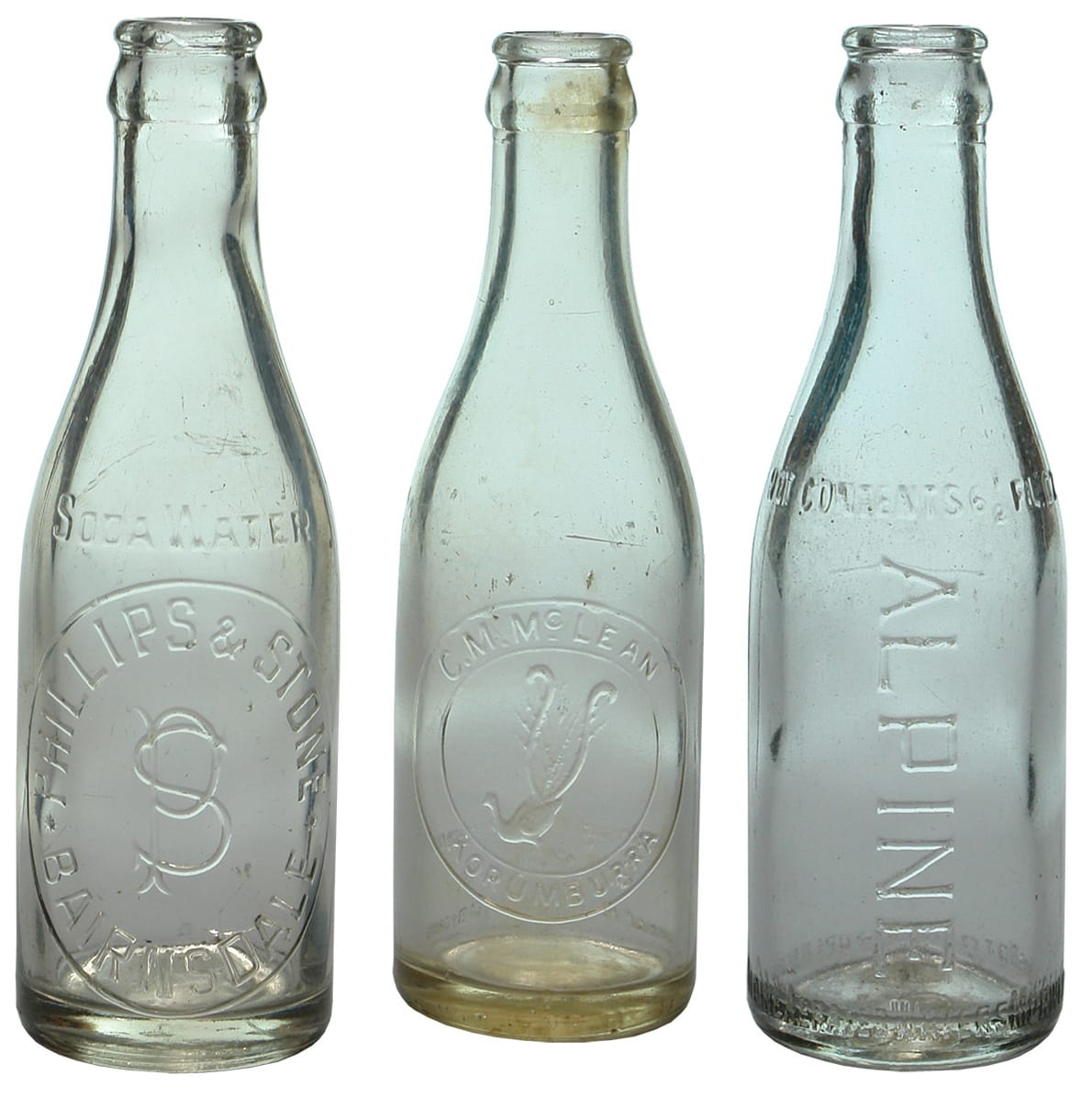 Vintage Gippsland Crown Seal Bottles