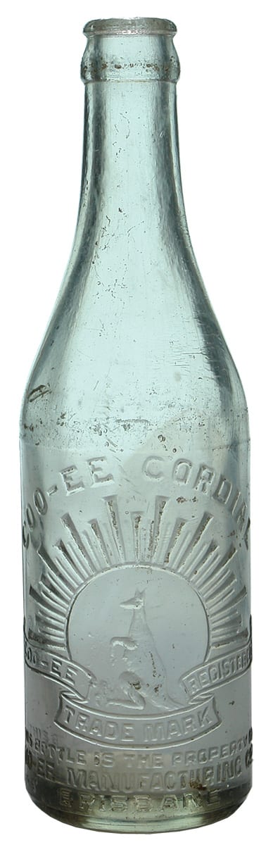 Coo-ee Cordials Brisbane Kangaroo Crown Seal Bottle