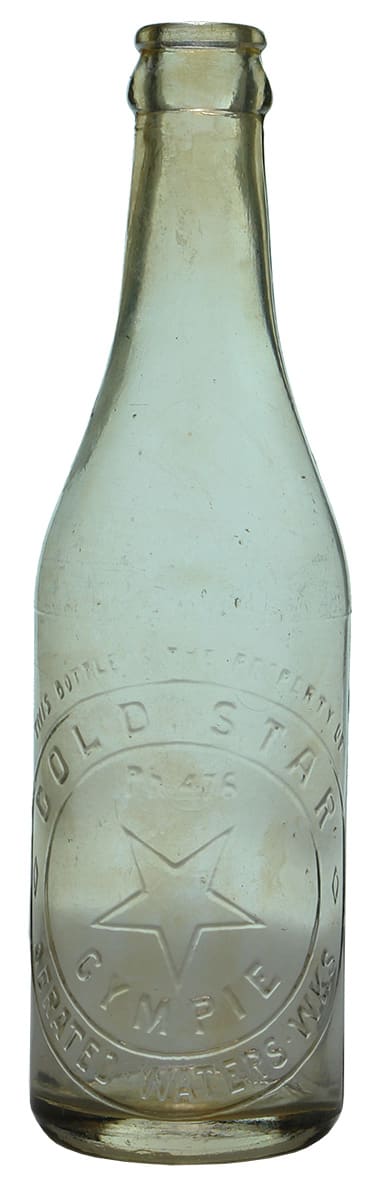 Gold Star Gympie Crown Seal Bottle