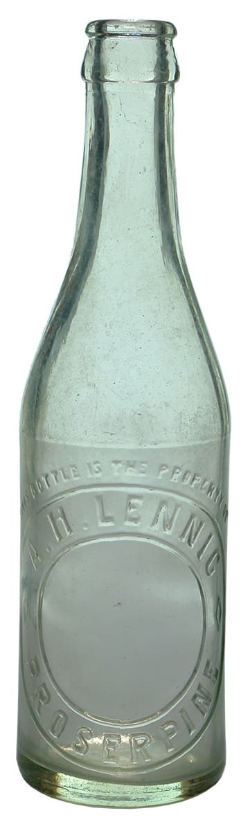 Lennig Proserpine Crown Seal Soft Drink Bottle