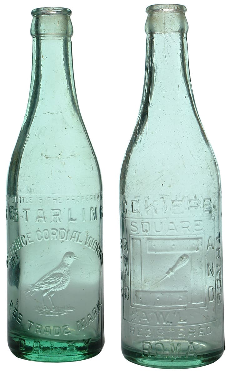 Queensland Pictorial Old Crown Seal Bottles