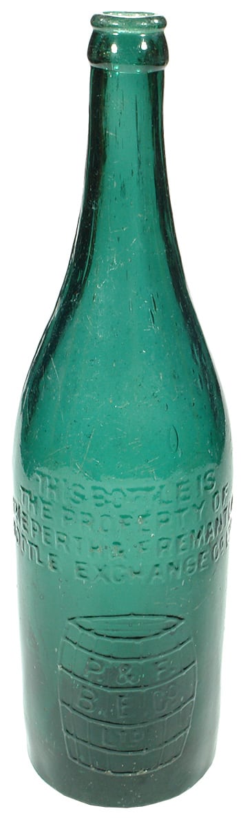 Perth Fremantle Bottle Exchange Barrel Beer Bottle