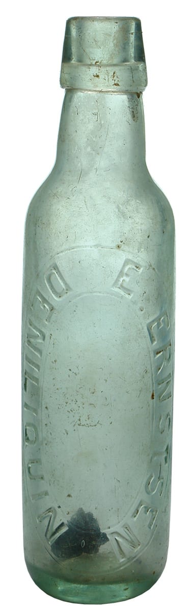 Ernstsen Deniliquin Lamont Patent Bottle