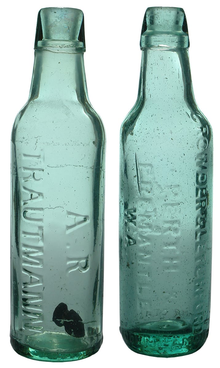 Western Australian Lamont Patent Bottles