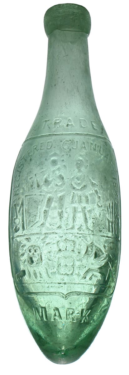 Rowlands Ballarat Melbourne Miner Farmer Torpedo Bottle